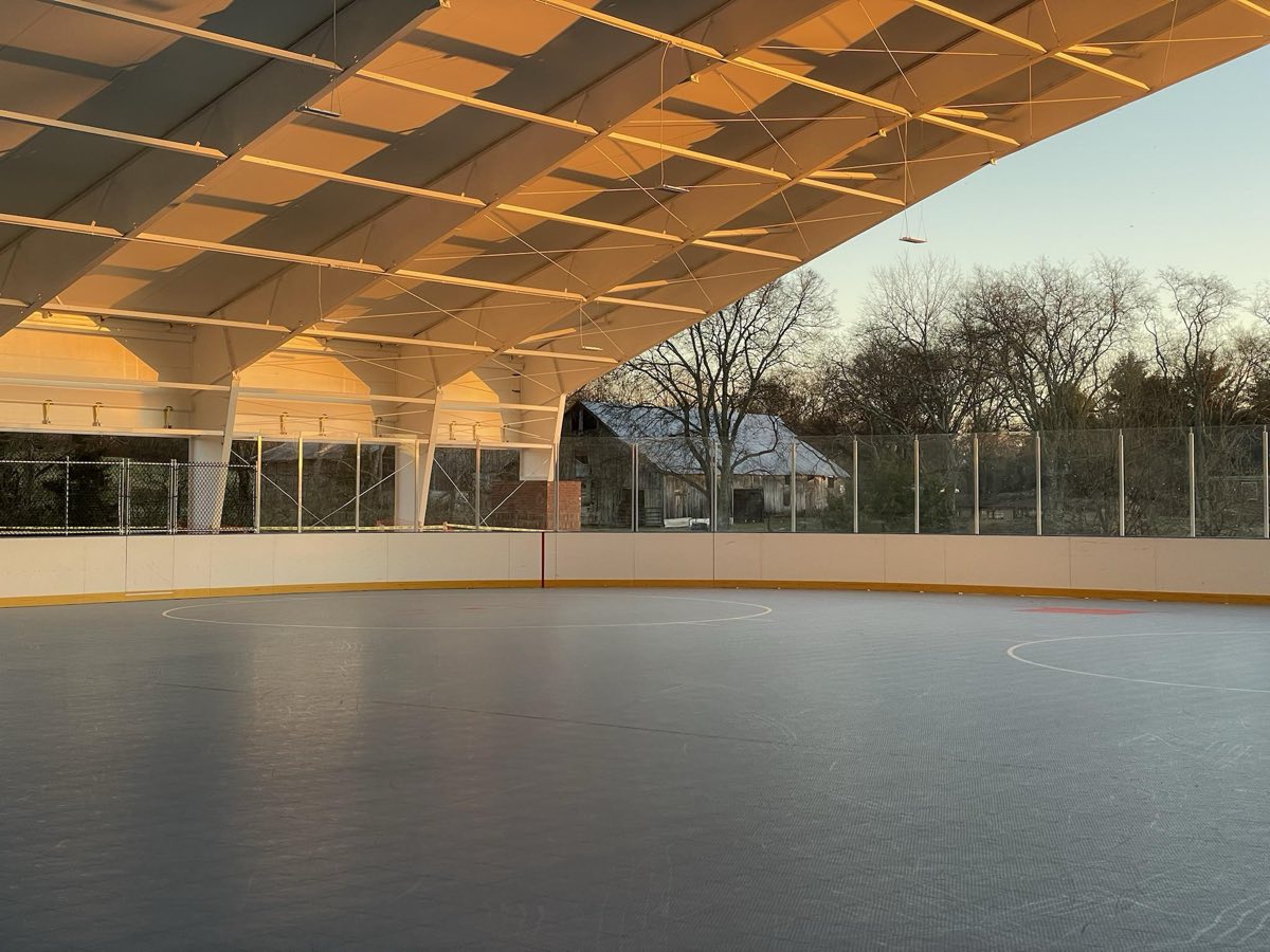 Golden hour at the Volunteer Park rinks